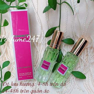 Combo 2 chai nước hoa nữ mini 20ml thơm lâu-mùi chance xanh