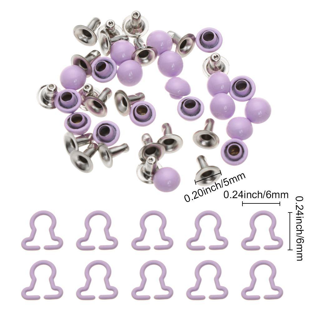 Set 10 / 20 Nút Thắt Lưng Hình Búp Bê Bằng Kim Loại DIY