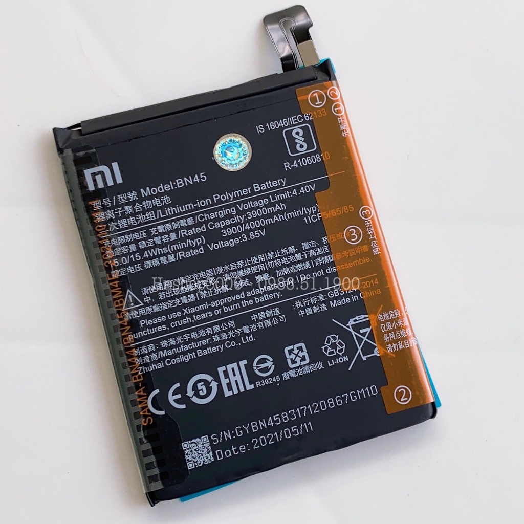 Pin Xiaomi Redmi Note 5/ Note 5 Pro BN45 Dung Lượng 4000mAh Zin Chính Hãng - Bảo Hành 6 Tháng