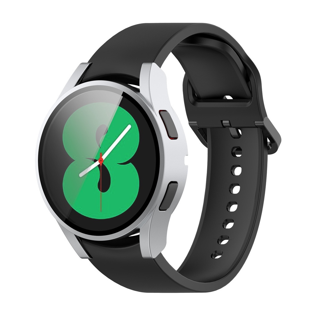 Ốp PC khung mạ cường lực full màn cho Samsung galaxy watch 4 40mm 44mm