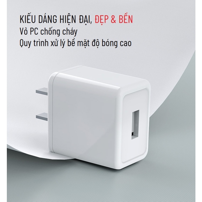 Củ sạc 10w chống quá dòng dùng cho máy đọc sách