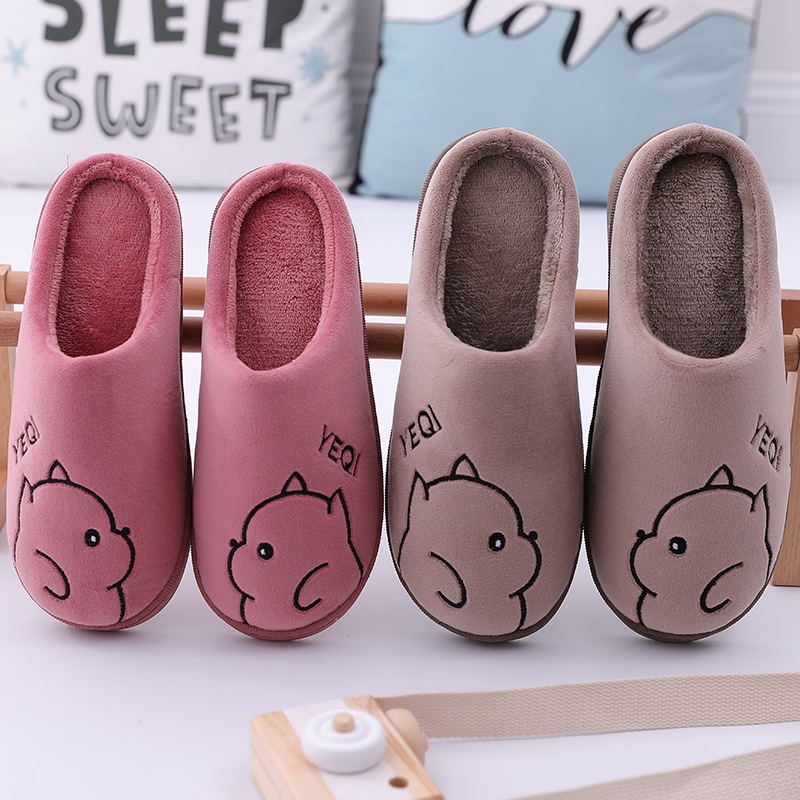 Dép Bông Mang Trong Nhà Hình Hoạt Hình Dễ Thương Warm&Cute A145