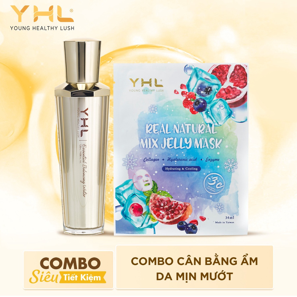 Combo Cân Bằng Ẩm Mịn Mướt Da YHL