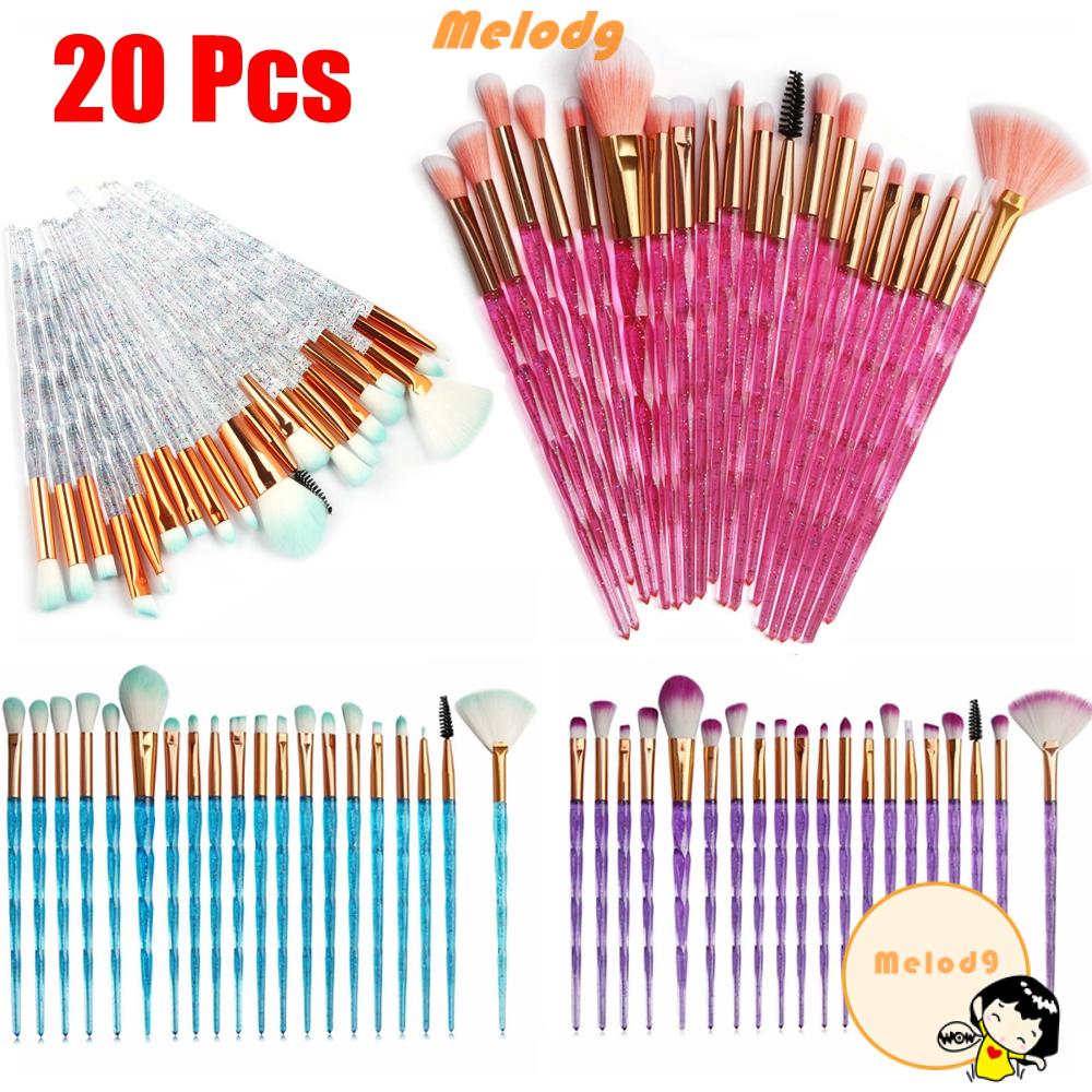 (Hàng Mới Về) Set 20 Cọ Trang Điểm Phấn Mắt / Môi / Tạo Khối Đa Năng