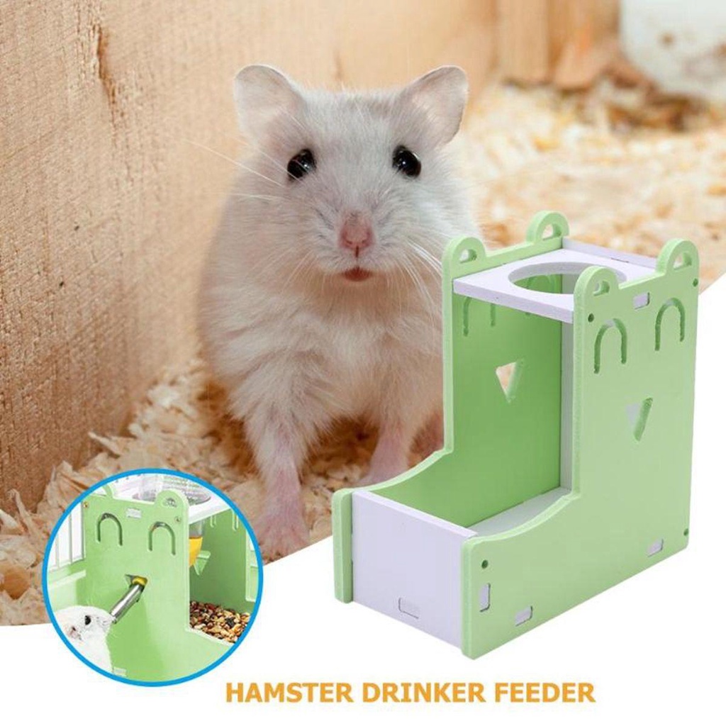 Khay Gỗ Mini Đựng Thức Ăn Cho Chuột Hamster