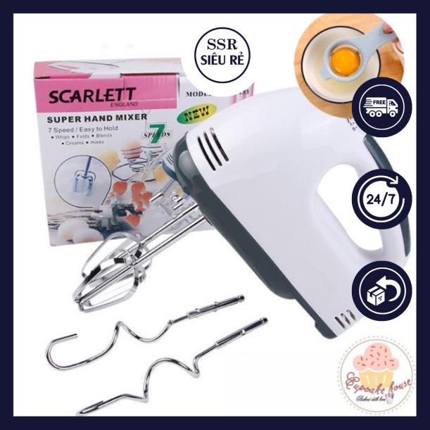 Máy đánh trứng SSR Scarlett 7 tốc độ  trộn bột làm bánh, tạo bọt (PD7599)