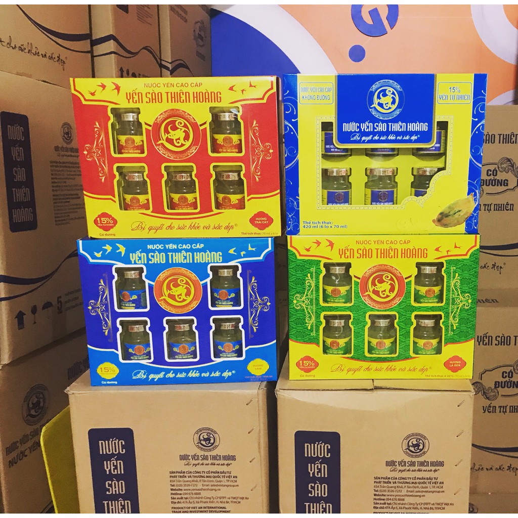 Combo 5 Lọ Yến Thiên Hoàng 5% Collagen | BigBuy360 - bigbuy360.vn