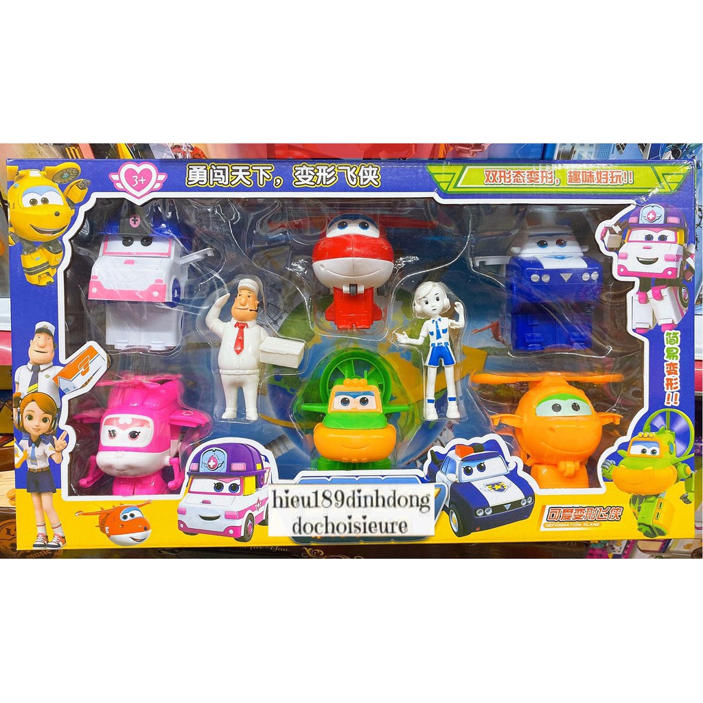 Đội Bay Siêu Đẳng Máy Bay, xe poli Và 2 Chỉ Huy cỡ lớn (ảnh thật)