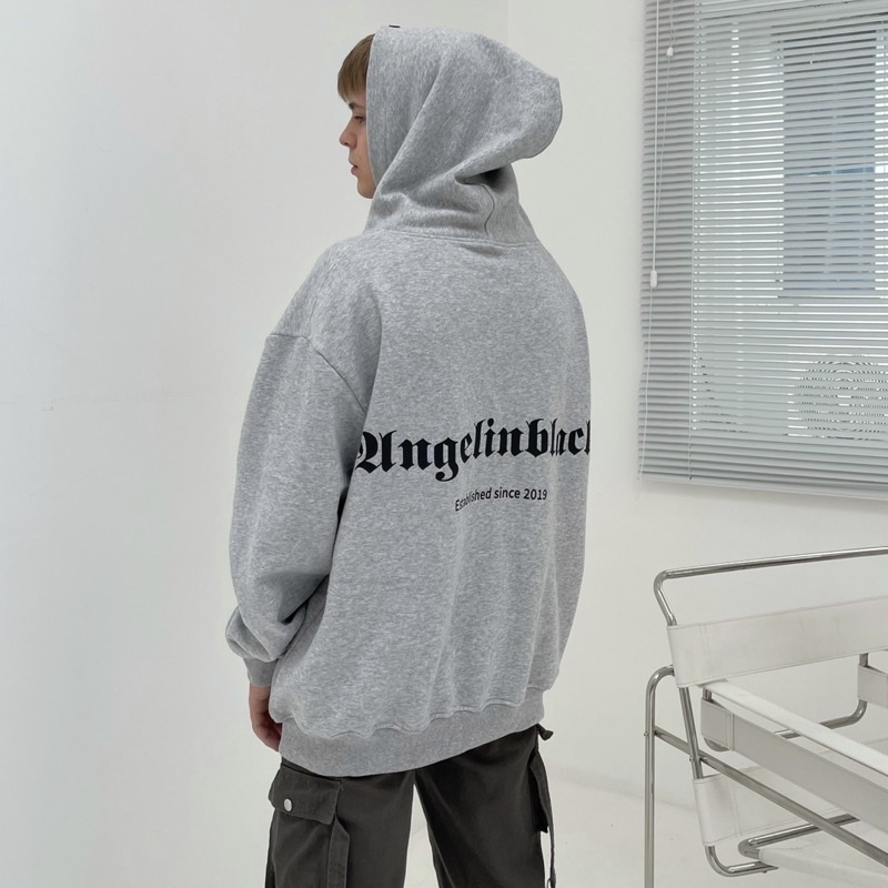 ÁO HOODIE ANGEL HÀNG CHÍNH HÃNG ( ĐEN & XÁM ) | BigBuy360 - bigbuy360.vn