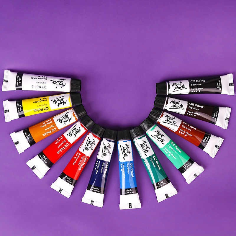 Bộ Sơn Dầu Mont Marte 12 Màu x 12ml - Oil Paints