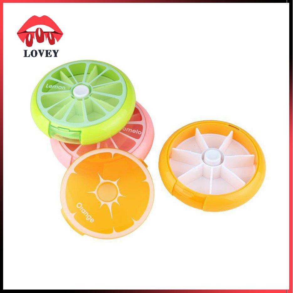 Hộp đựng thuốc chia 7 ngày hình tròn nhỏ