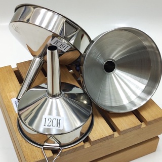 Phễu Inox Miệng Rộng Để Rót Dầu/ Rượu/ Mật Ong Tiện Dụng Cho Nhà Bếp