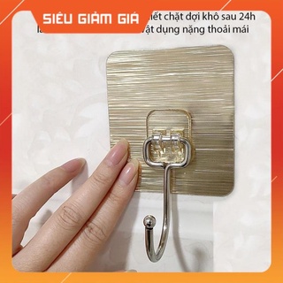 Móc dán tường chịu lực inox 304 dán chải treo chậu, thớt, treo đồ dùng đa năng siêu dính