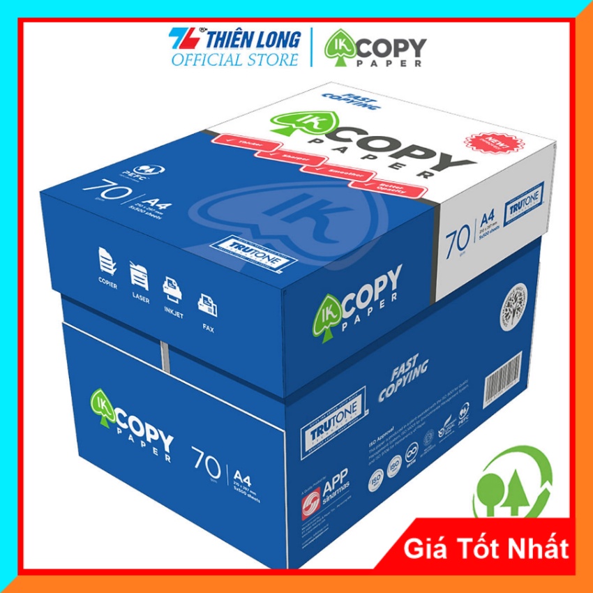 Giấy in IK Copy Thiên Long - Giấy in văn phòng chất lượng cao