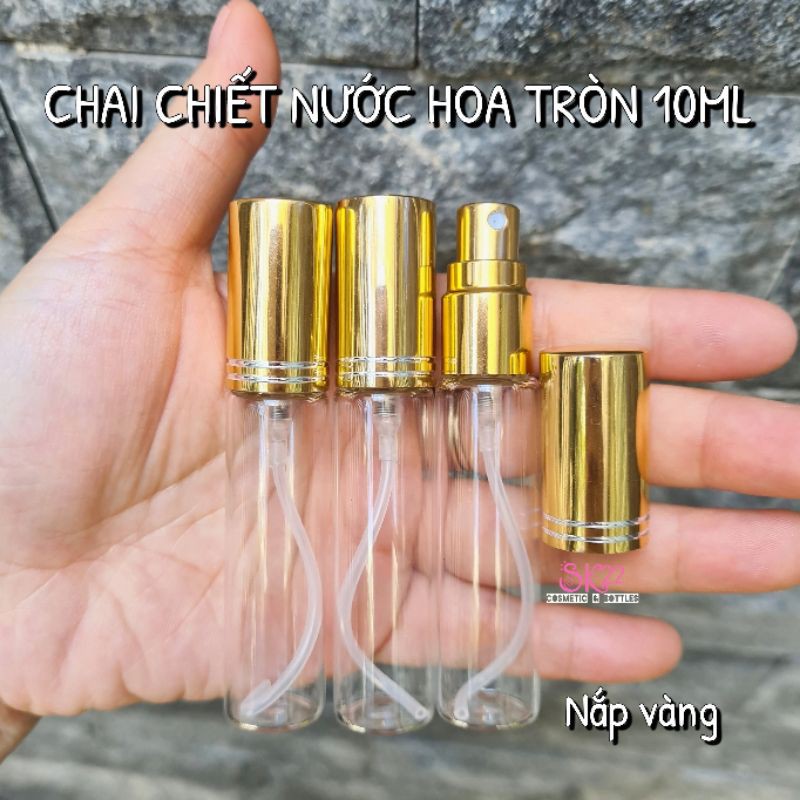 [NẮP VẶN]🔶️CHAI CHIẾT NƯỚC HOA 10ML VUÔNG/TRÒN (dài/ngắn)🔶️