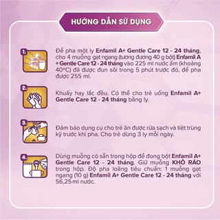 Sữa Bột Enfamil A+ Gentle Care 800g/lon (A+2)