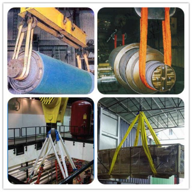 Cáp vải cẩu hàng 8 tấn 8 mét Younai Sling Hàn Quốc