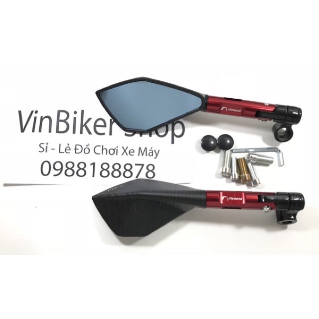 F1 Gương 5 Cạnh Rizoma Hàng Đẹp Full Hộp Gắn các loại Xe Máy ( Giá một vài và 1 mẫu Lẻ Bên Trái) 33 1
