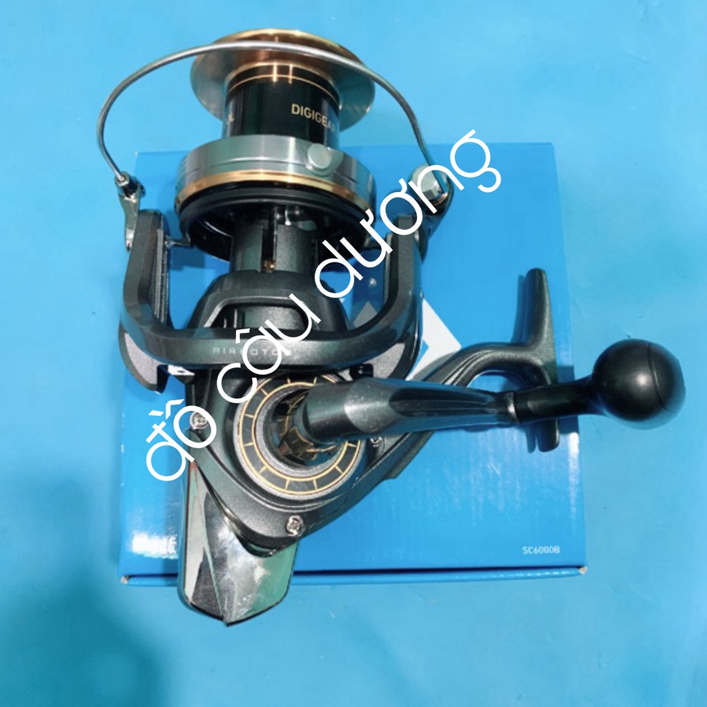 máy câu cá DAIWA 6000 SHOPRECAST hàng việt nam sản suất máy là hàng cao cấp y hình ảnh máy quay siêu mượt