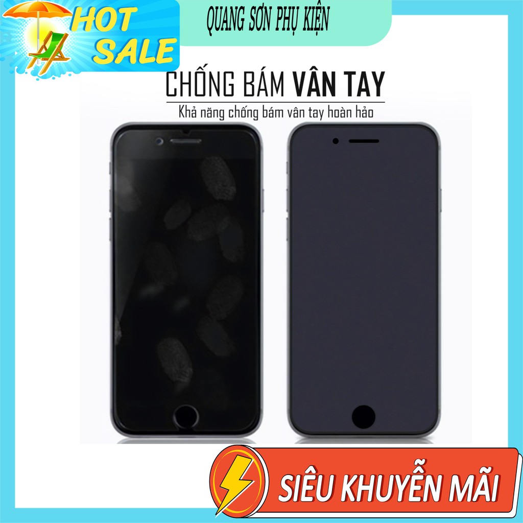 Cường Lực Full Màn Chống Vân Tay - Mồ Hôi Dành Cho 6/6plus/7/7plus/8/8plus/x/xsmax/11/11pro/11promax