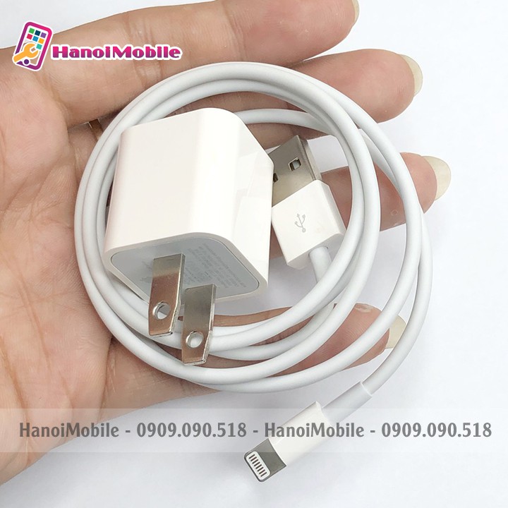 Sạc iphone chính hãng ⚡FreeShip⚡ Đầy đủ củ cáp sạc iphone, sạc điện thoại iphone 5/6/7/8/X/11/12 [Bảo hành 12 tháng]