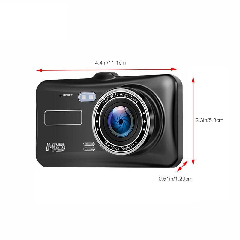 Máy Ghi Hình Cảm Ứng G-sensor 4 Inch Hd 1080p Cho Xe Hơi | BigBuy360 - bigbuy360.vn