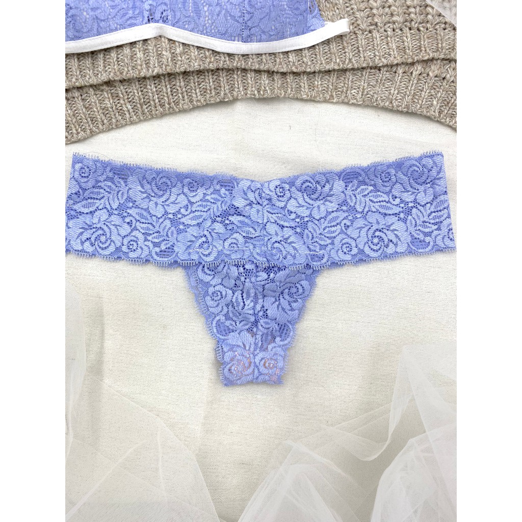 👙Bra thiết kế sexy👙 Đồ lót nữ sexy màu xanh navy vải ren cao cấp thoáng khí nguyên set gồm áo + quần (hình thật 100%) | BigBuy360 - bigbuy360.vn