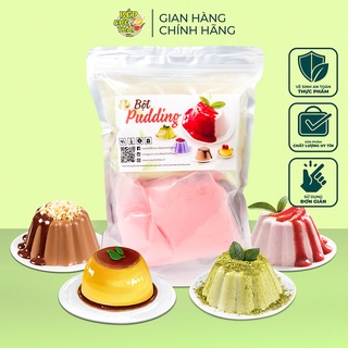 Pudding 4 Vị Trứng Socola Matcha Dâu Siêu Ngon - Bếp Chè Thái