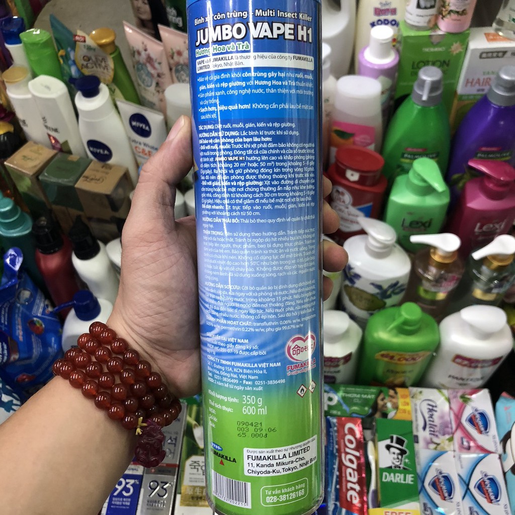 Xịt Muỗi JUMBO 600ml