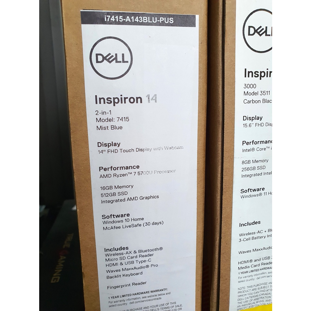 Laptop Dell Inspiron 14 7415 2 in 1 AMD Ryzen 55500U | Nhập khẩu Mỹ