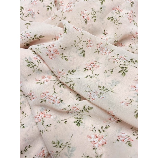 Vải voan Hàn hoa nhí