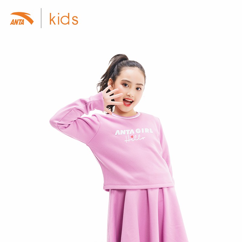 Set áo váy bé gái Anta Kids 36947389-1