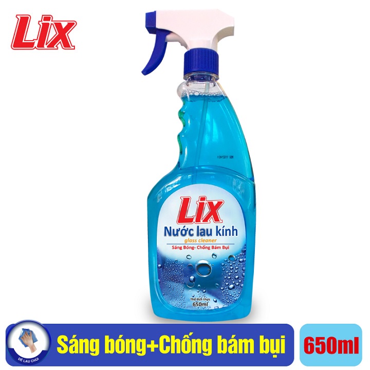 Nước lau kính Lix 650ml (K0004)