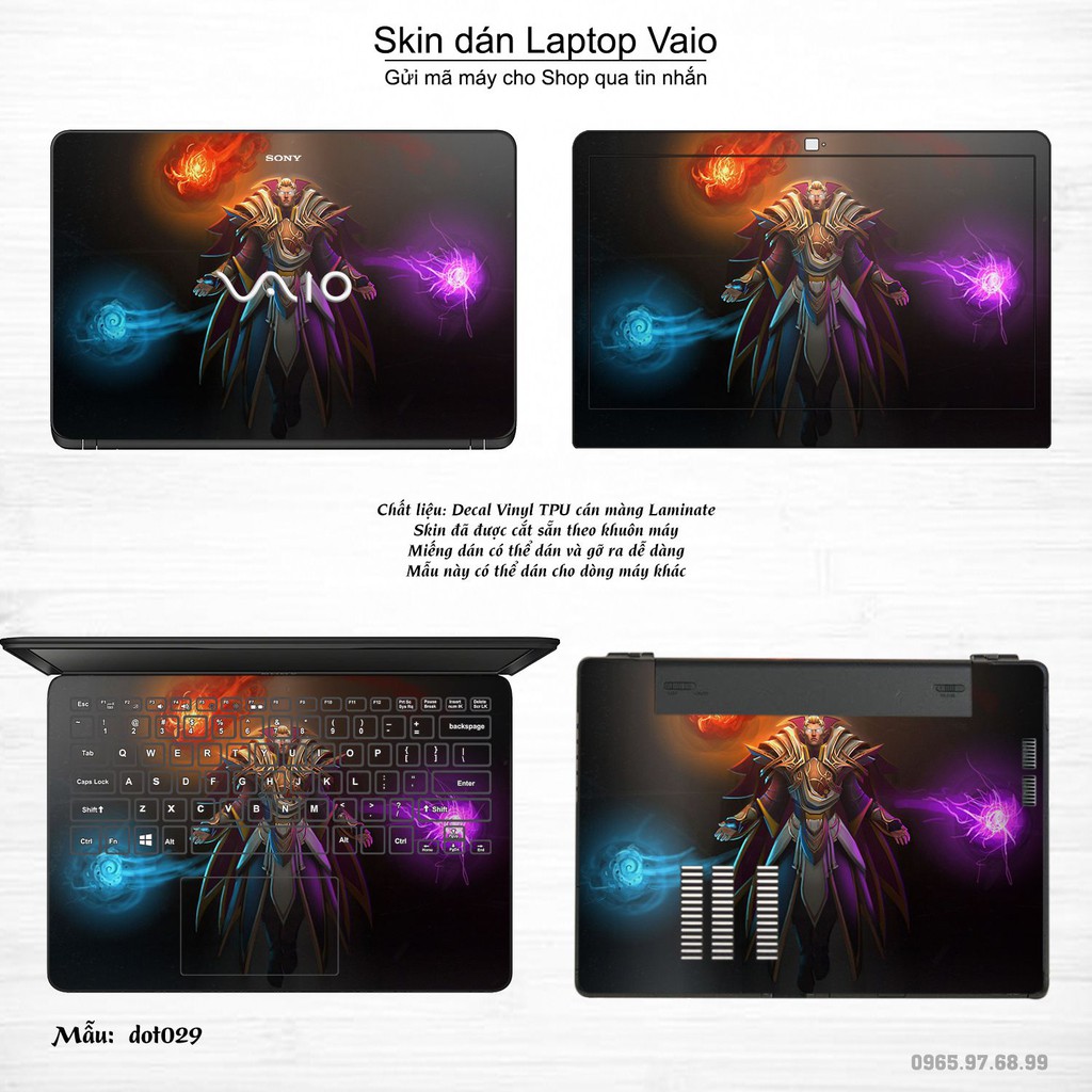 Skin dán Laptop Sony Vaio in hình Dota 2 _nhiều mẫu 5 (inbox mã máy cho Shop)