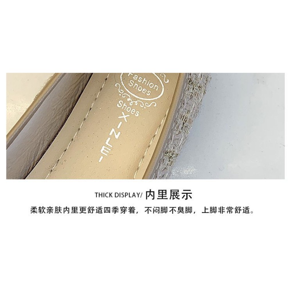 Giày Búp Bê Nữ Mũi Vuông Phối Nơ Thời Trang 2021 | BigBuy360 - bigbuy360.vn