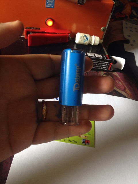 Khắc Dấu mini tròn 1cm