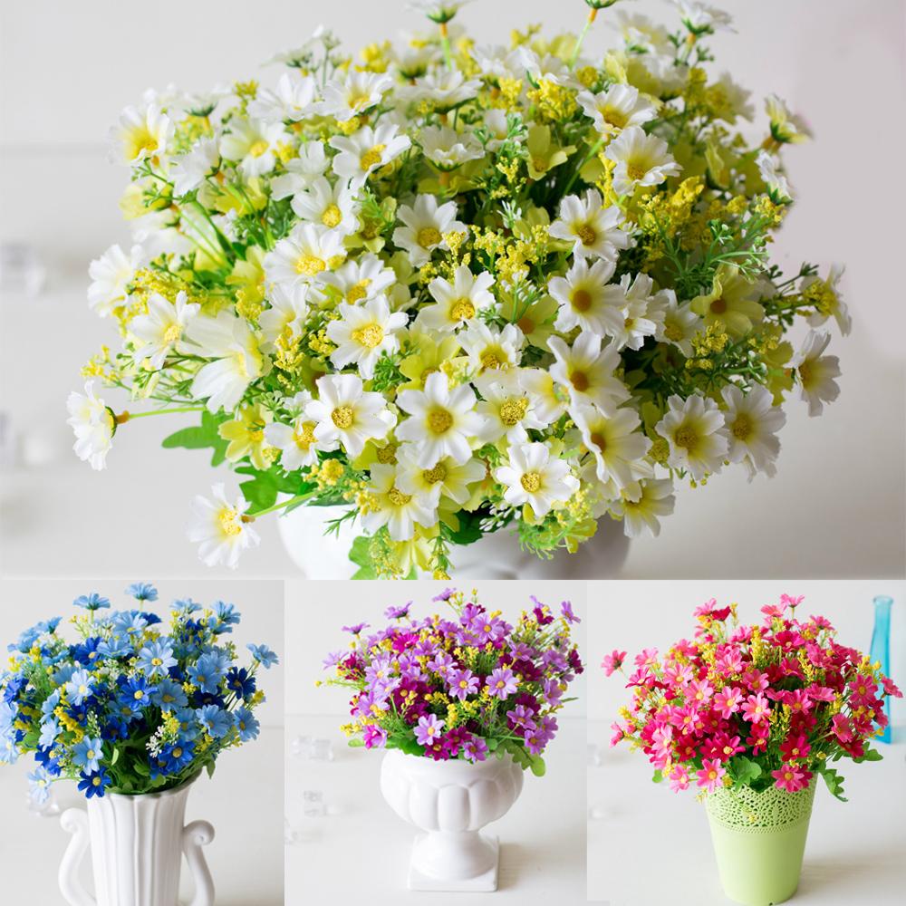 Bó 28 Bông Hoa Lụa Nhân Tạo Trang Trí Tiệc