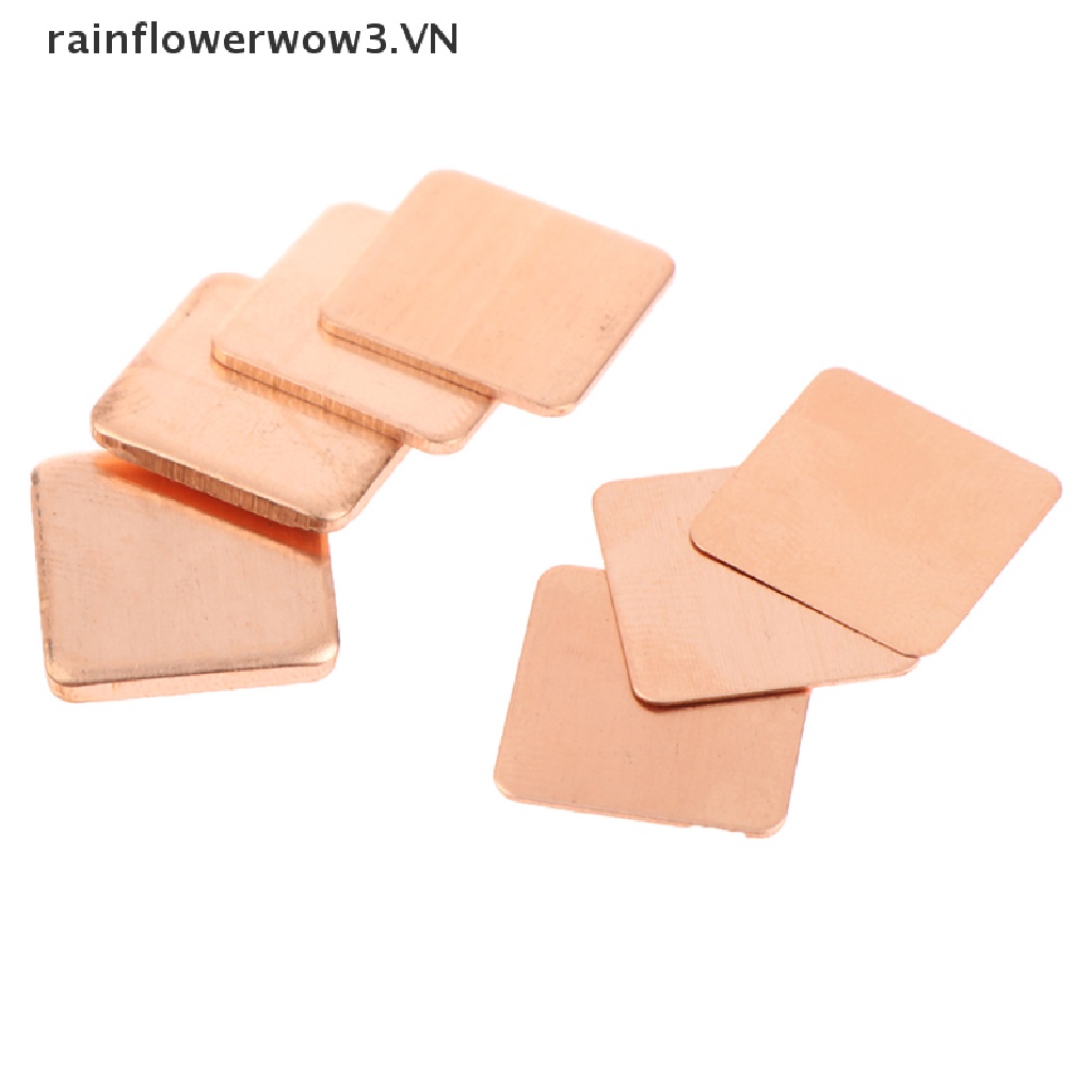 Set 10 Tấm Đệm Đồng 15x15mm Tản Nhiệt Chuyên Dụng