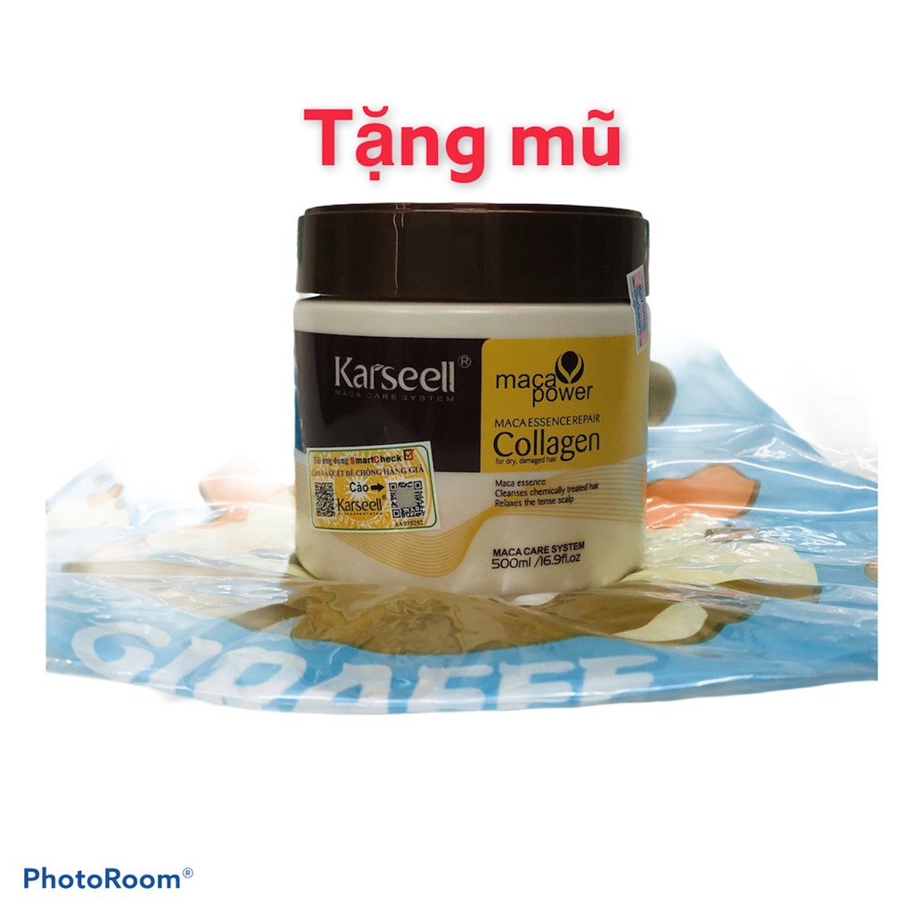 KARSEELL - Dầu Hấp Ủ Dưỡng Ẩm Phục Hồi Tóc Siêu Mềm Mượt Collagen Karseell 500ml | BigBuy360 - bigbuy360.vn