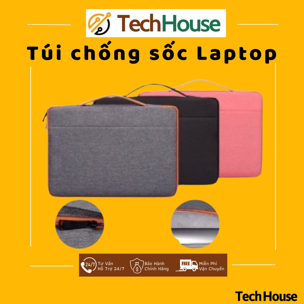 Túi chống sốc Laptop cao cấp CHỐNG NƯỚC 11 Inch, 13 Inch, 14 Inch, 15 Inch - 2 ngăn đựng