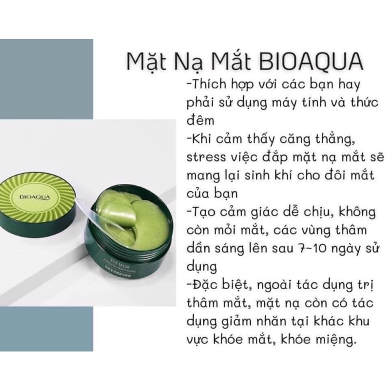 Mặt nạ mắt Bioaqua 60 miếng (có sẵn) | BigBuy360 - bigbuy360.vn