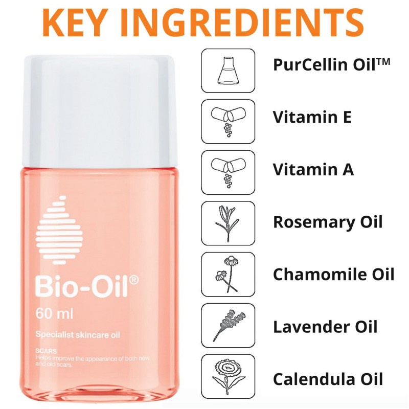 Tinh Dầu giúp mờ sẹo và giảm rạn da Bio Oil 60ml