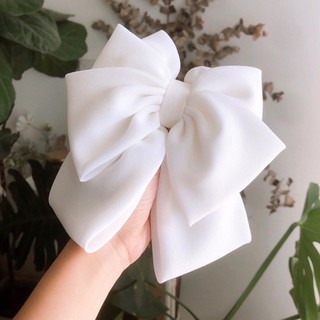 Kẹp tóc bấm vải chiffon tuyết mưa Thái nhiều lớp