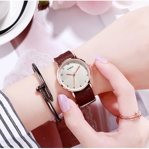 [Mã FAMARAL2 giảm 10K đơn 50K]ĐỒNG HỒ NƯ DÂY VẢI DÙ SHUXIA D352 PHONG CÁCH HÀN QUỐC | BigBuy360 - bigbuy360.vn