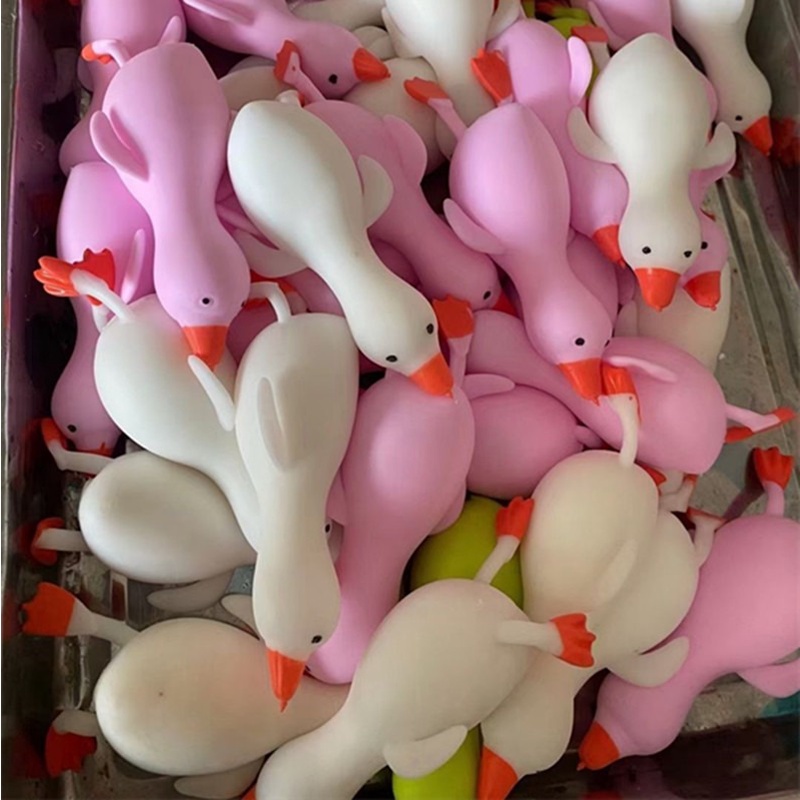 GUDETAMA SQUIShY Con VỊT CÁT Kéo Dài Nhiều Màu Mềm Mịn cực đáng yêu mochi slime bóp bóp kéo kéo cực đã