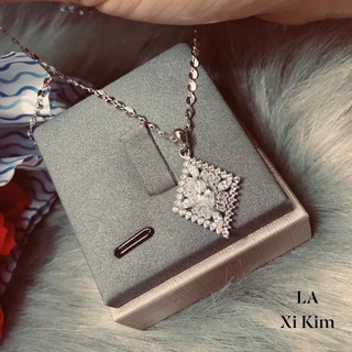 Dây chuyền kèm mặt bạc ta xi kim- chuẩn 100%
