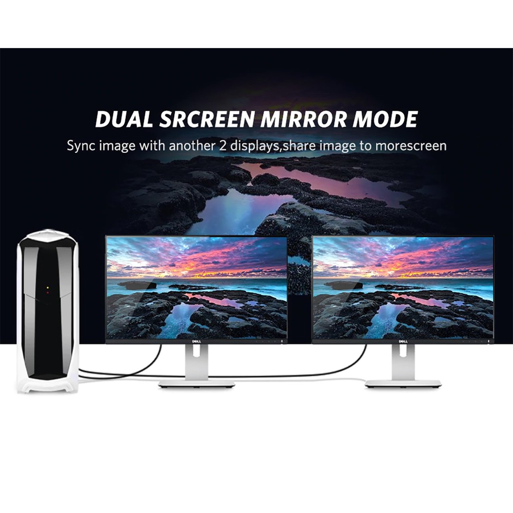 Cáp DisplayPort 1.2 Hỗ trợ 144Hz Bọc Lưới cao cấp UGREEN DP107