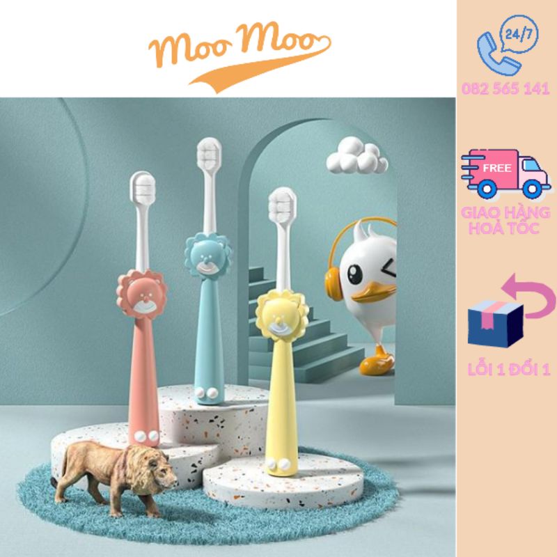 Bàn chải đánh răng cotton siêu mềm cho bé