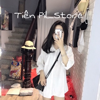 Áo sơ mi trắng túi ngực