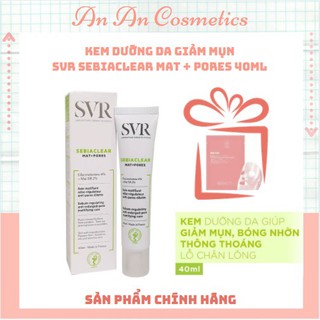Kem dưỡng da giảm mụn,kiềm dầu svr sebiaclear mat + pores 40ml